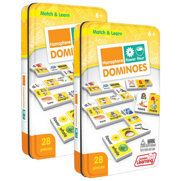 Junior Homophone Match & Learn Dominoes, Pack Of 2 JRL667-2