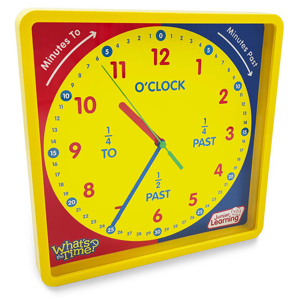Junior What'S The Time? Classroom Clock JRL719