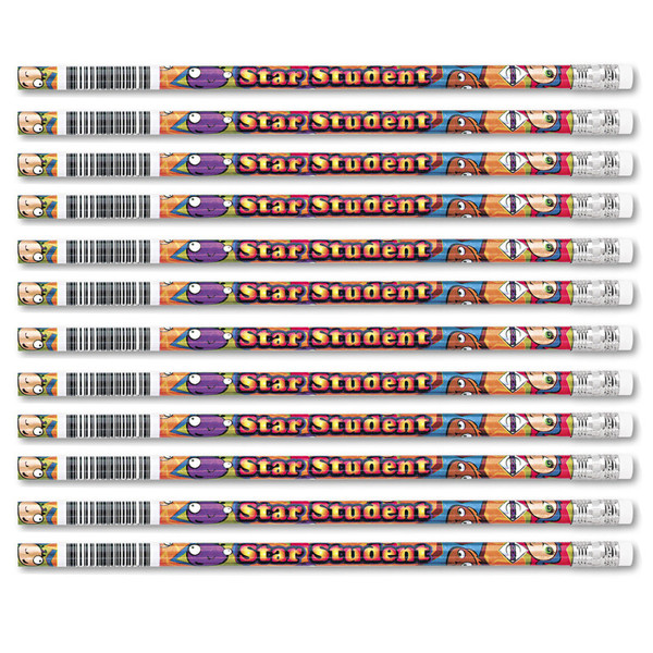 Moon Star Student Pencils, 12 Per Pack, 12 Packs JRM2113B-12