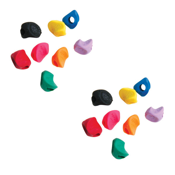 Moon Stetro Pencil Training Grip, Assorted Colors, 36 Per Pack, 2 Packs JRMST36-2