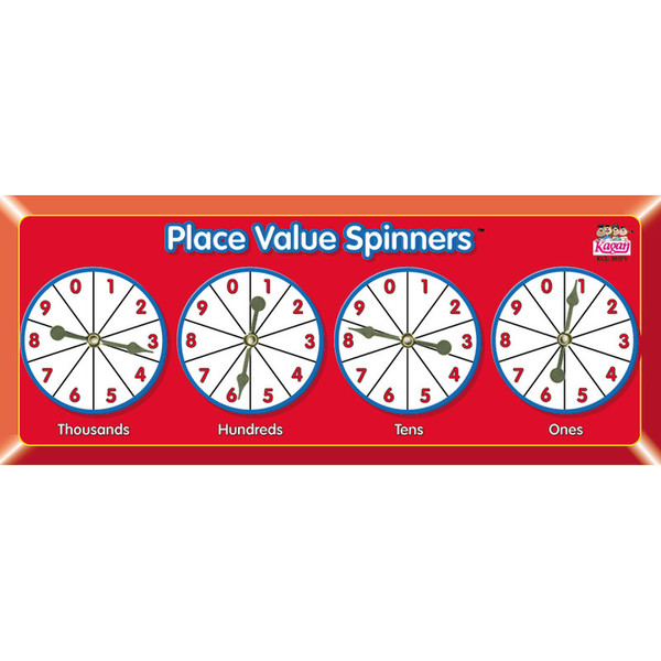 Kagan Place Value Spinners KA-MSPV