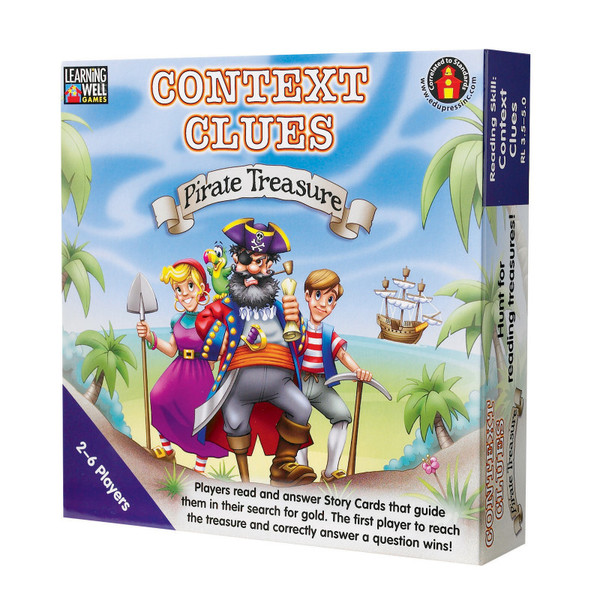 Learning Context Clues Game Blue LevelPirate Treasure Game LRN301