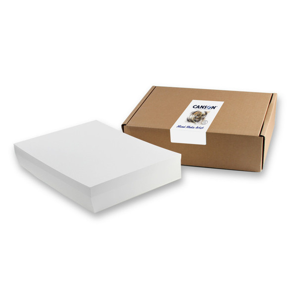 Canson Artist Series Mixed Media Sheet Bulk Pack, 100 Sheet, 9X12 Inch, 1 Count MCXC100516250