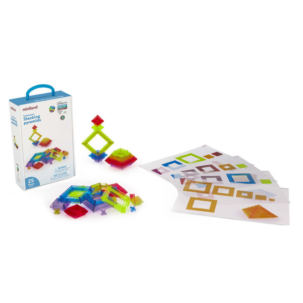 Miniland Translucent Stacking Pyramids MLE32174