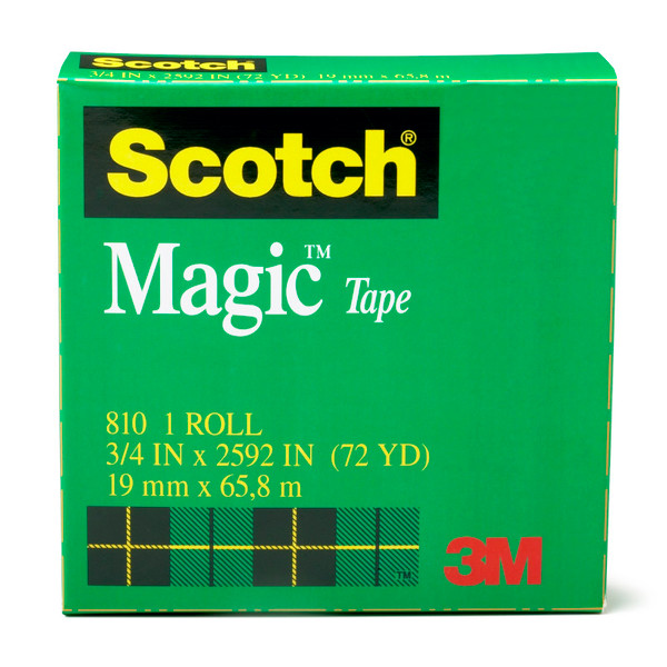 Scotch Magic Tape Refill Rolls, 3/4" X 1296" MMM810341296