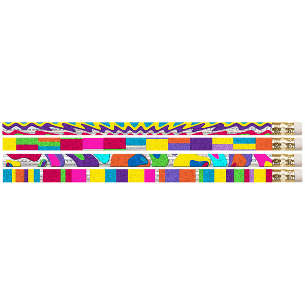 Musgrave Watercolors Motivational/Fun Pencils, 12 Per Pack, 12 Packs MUS2396D-12