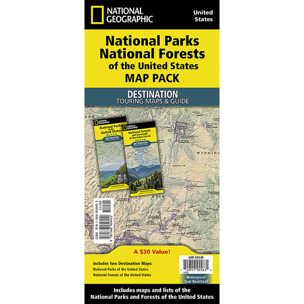 National National Parks & National Forest Of The Us, Map Pack Bundle NGMDM01021301B