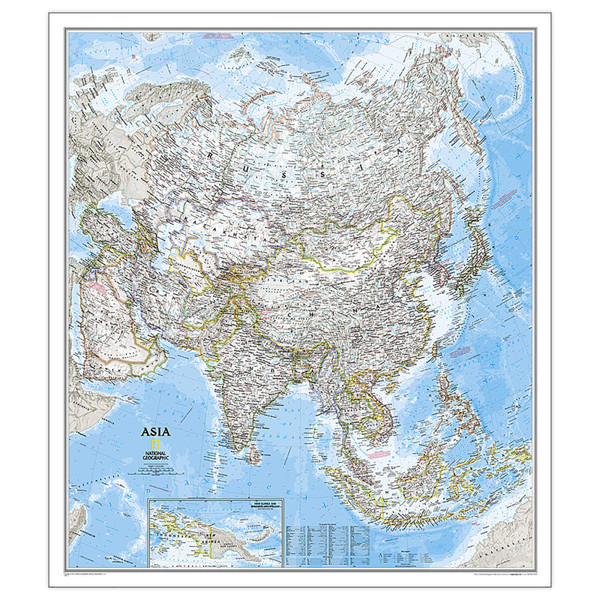 National Asia Classic Map, Laminated NGMRE00620145