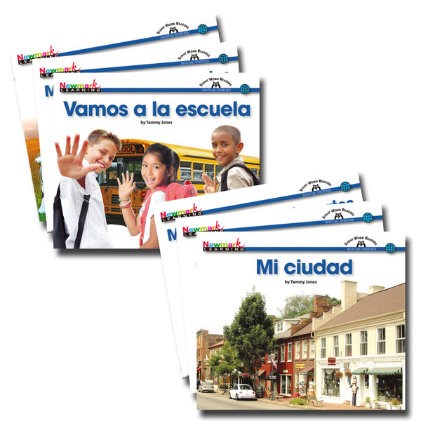Newmark En Español: Sight Word Reader Social Studies, Set Of 16 NL-1981