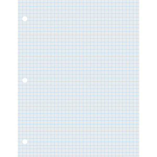 Pacon Graphing Paper, White, 2-Sided, 1/4" Quadrille Ruled 8-1/2" X 11", 500 Sheets PAC2414