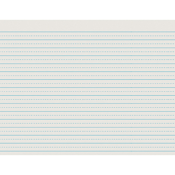 Pacon Newsprint Handwriting Paper, Alternate Dotted, Grade 3, 1/2" X 1/4" Ruled Long, 11" X 8-1/2", 500 Sheets PAC2623