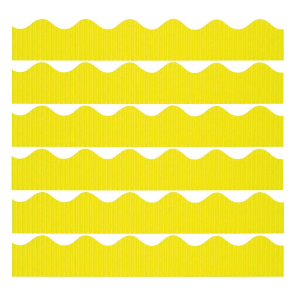 Bordette Decorative Border, Canary, 2-1/4" X 50', 6 Rolls PAC37086-6