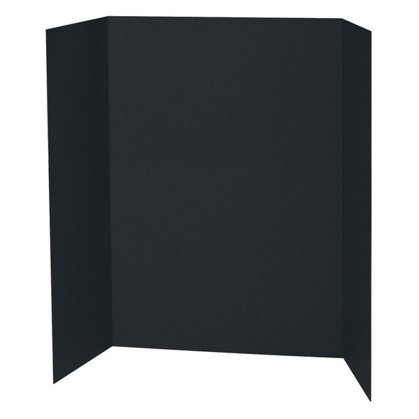 Pacon Presentation Board, Black, Single Wall, 48" X 36", 1 Board PAC3766