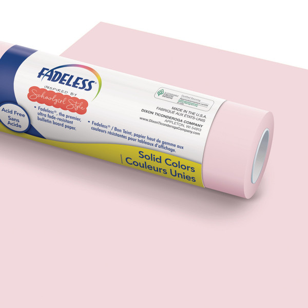 Fadeless Schoolgirl Style Bulletin Board Paper, 48" X 50' Roll, Lavender Haze PAC40005
