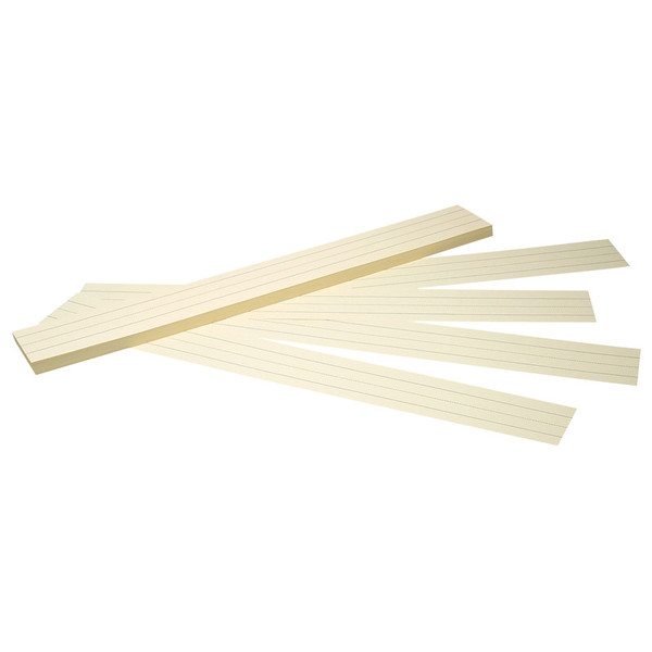 Pacon Sentence Strips, Manila, 3" X 24", 100 Strips PAC5157