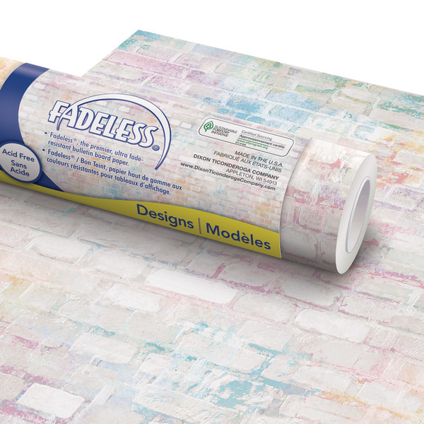 Fadeless Bulletin Board Paper - Graffiti Wall, 48" X 50' PAC57475