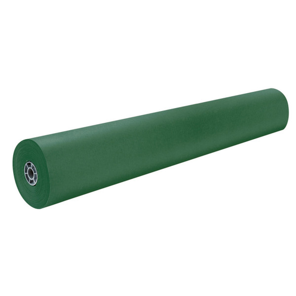 Rainbow Colored Kraft Duo-Finish Paper, Emerald, 36" X 1,000', 1 Roll PAC63140