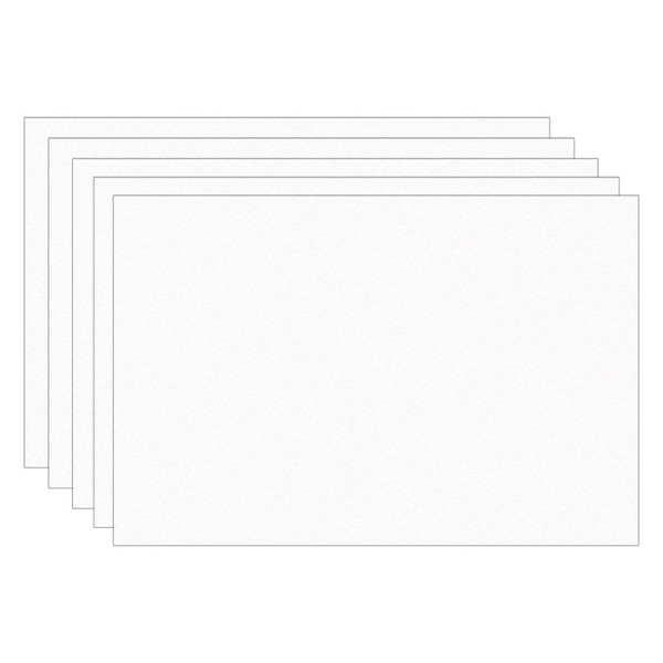 Prang Construction Paper, Medium Weight, Bright White, 12" X 18", 100 Sheets Per Pack, 5 Packs PAC8708-5