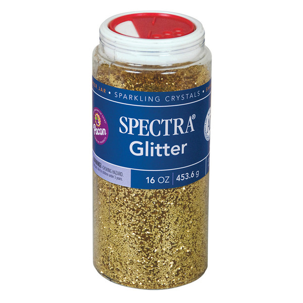 Spectra Glitter, Gold, 1 Lb., 1 Jar PAC91780