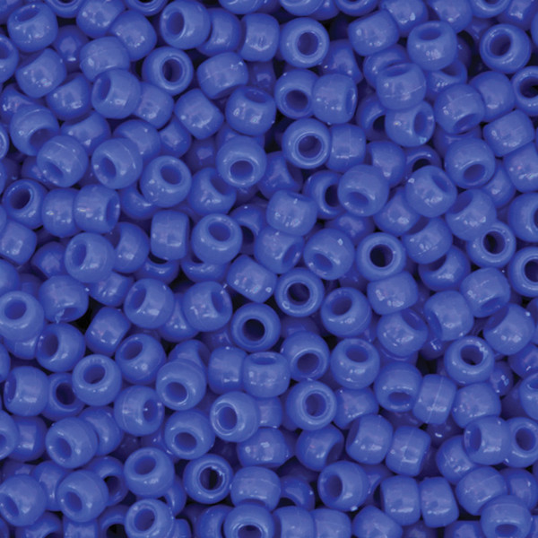 Creativity Pony Beads, Blue, 6 Mm X 9 Mm, 1000 Pieces PACAC355210