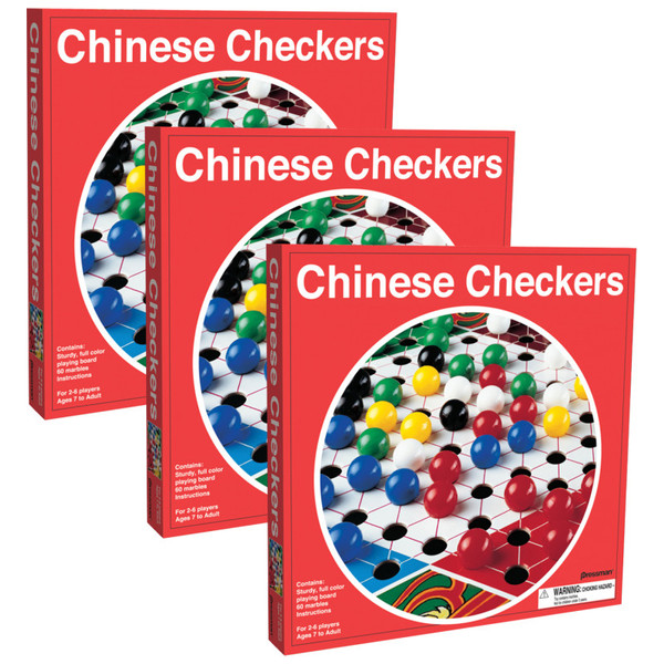 Pressman Chinese Checkers, Pack Of 3 PRE190206-3