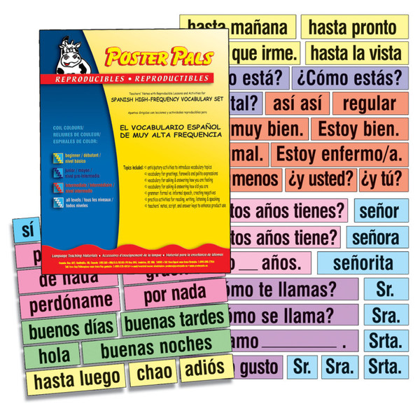 Poster Spanish High-Frequency Vocab Card Set PSZP245R