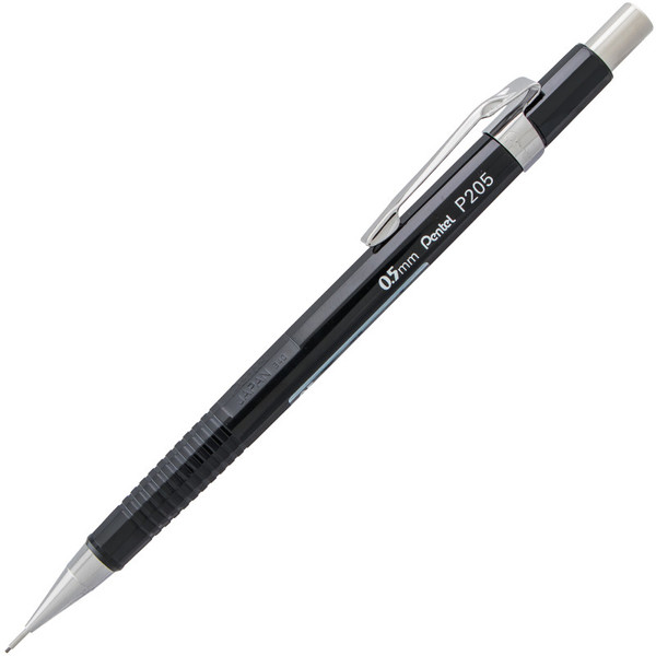 Pentel Sharp Mechanical Pencil (0.5Mm), Black Barrel PTAP205A