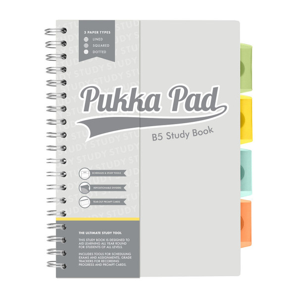 Pukka B5 Study Book PUK9824STU
