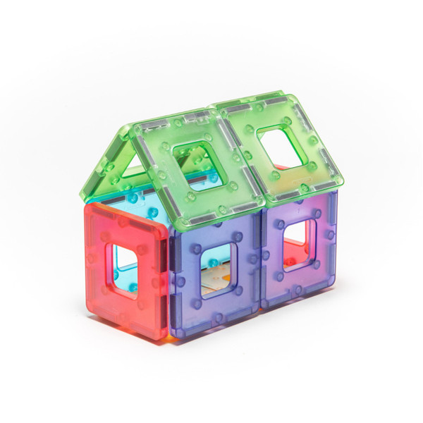 Polydron Kindermag Starter Set, Translucent, 48 Pieces PY-575000T