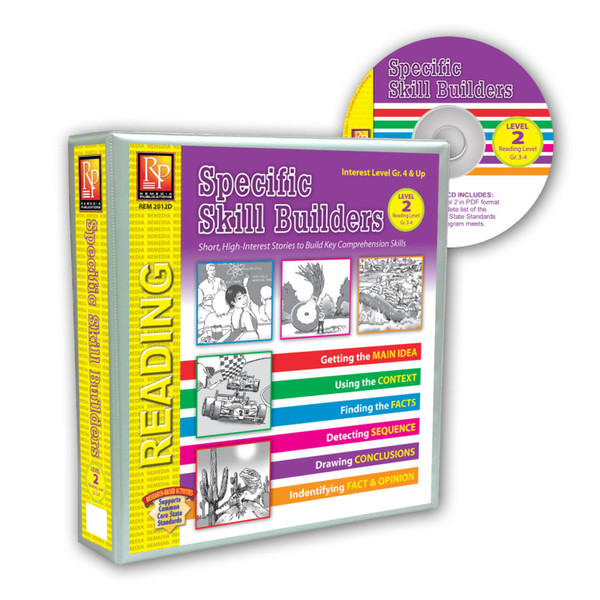 Remedia Specific Skill Builders: Level 2 (Binder & Resource Cd) REM2012D