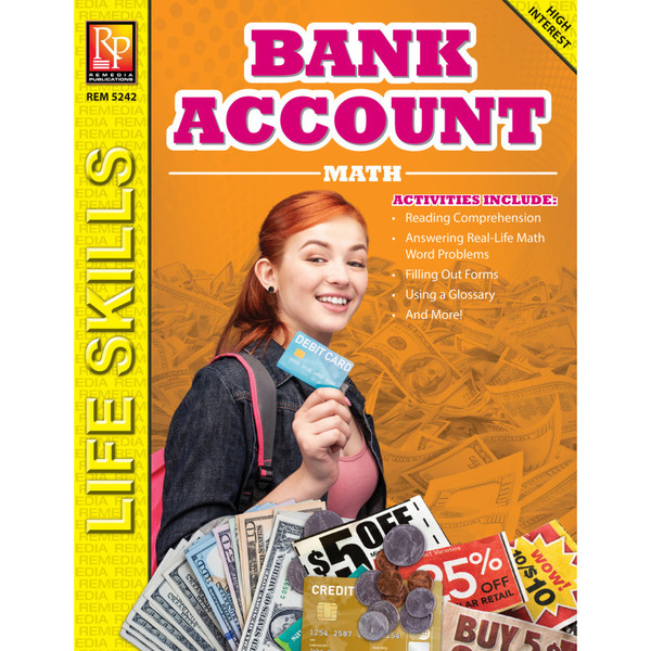 Remedia Bank Account Math: Life Skills Math Series REM5242