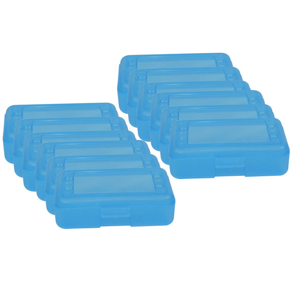 Romanoff Pencil Box, Blueberry, Pack Of 12 ROM60224-12