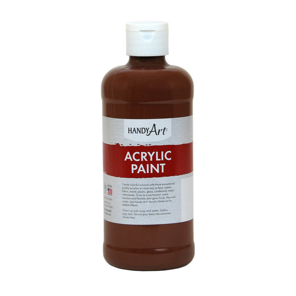 Handy Acrylic Paint 16 Oz, Burnt Sienna RPC101085