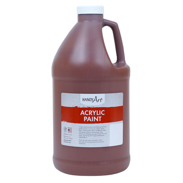Handy Acrylic Paint Half Gallon, Burnt Sienna RPC102085