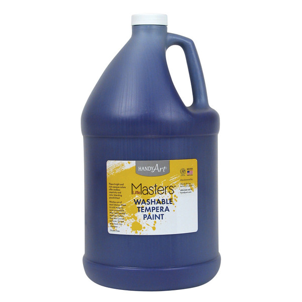 Handy Little Masters Washable Tempera Paint, Violet, Gallon RPC214740