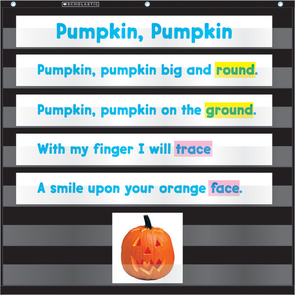 Scholastic Mini Pocket Chart, 28" X 28", Black SC-573278