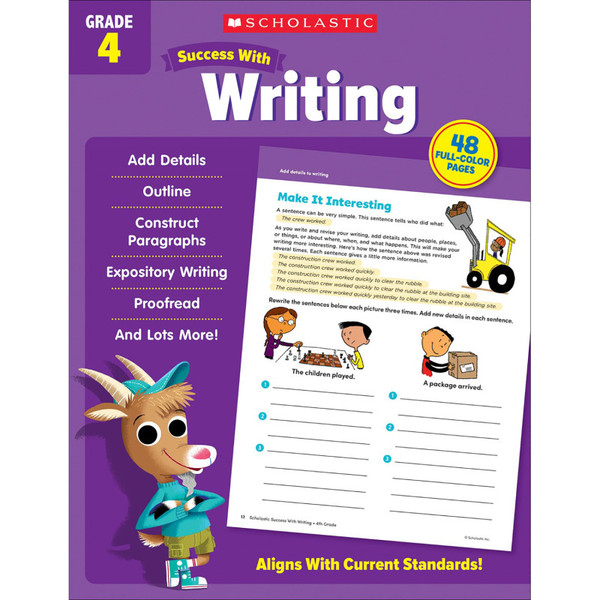 Scholastic Success With Writing: Grade 4 SC-735558