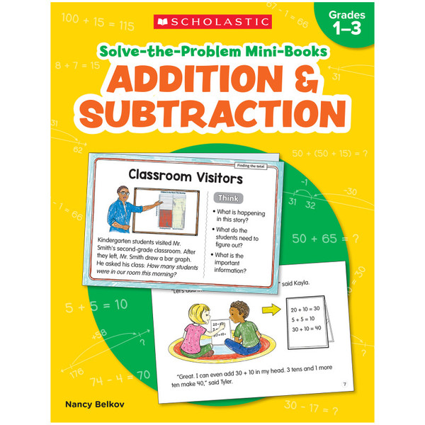 Scholastic Solve-The-Problem Mini Books: Addition & Subtraction SC-736589
