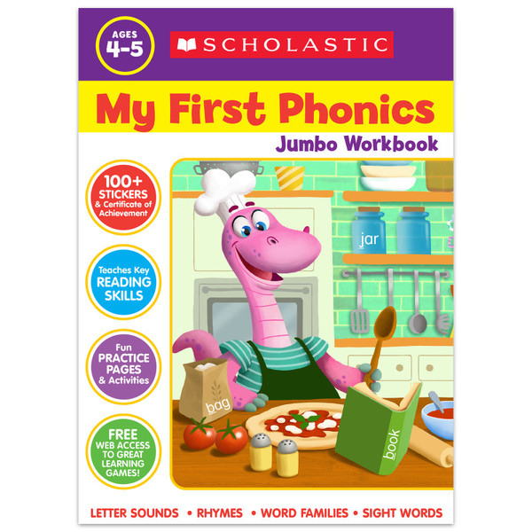 Scholastic My First Phonics Jumbo Workbook SC-748931