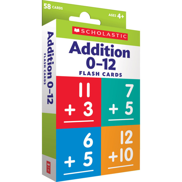 Scholastic Flash Cards: Addition 0 - 12 SC-823354