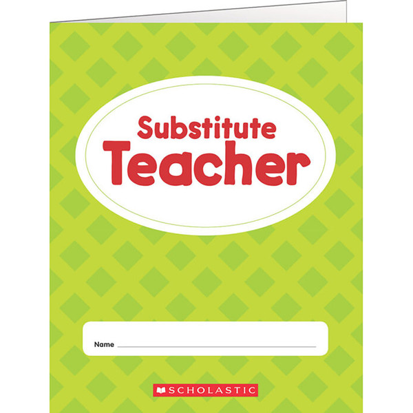 Scholastic Substitute Teacher Folder SC-823677