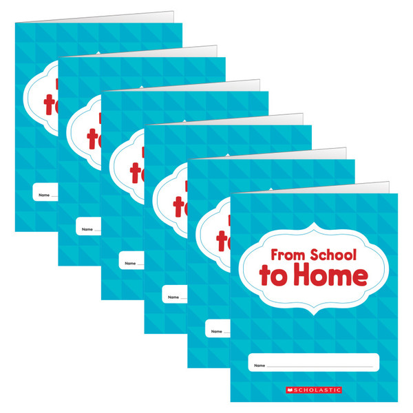 Scholastic From School To Home Folder, Pack Of 6 SC-823680-6