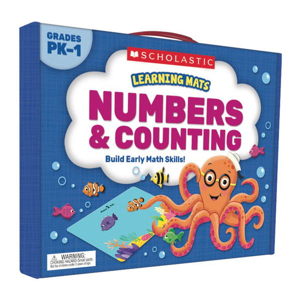 Scholastic Learning Mats: Numbers & Counting, Grades Prek-1 SC-823963