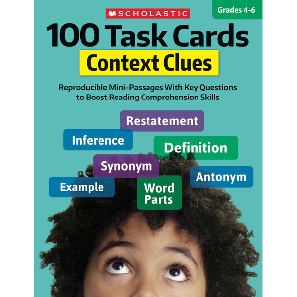 Scholastic 100 Task Cards: Context Clues SC-860317