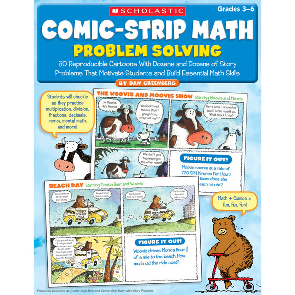Scholastic Comic-Strip Math: Problem Solving Book SC-9780545195713