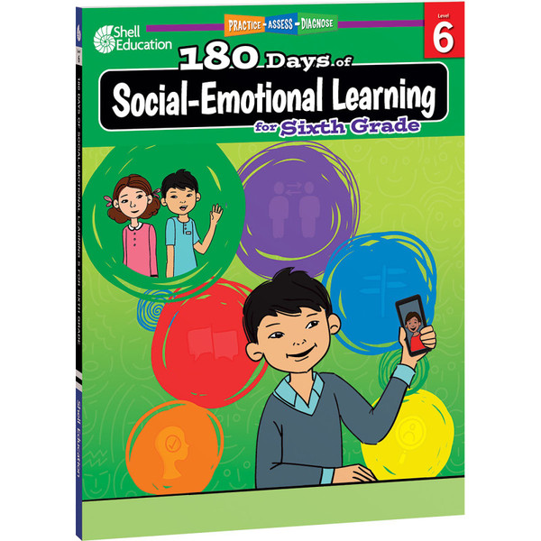 Shell 180 Days Of Social-Emotional Learning For Sixth Grade SEP126962