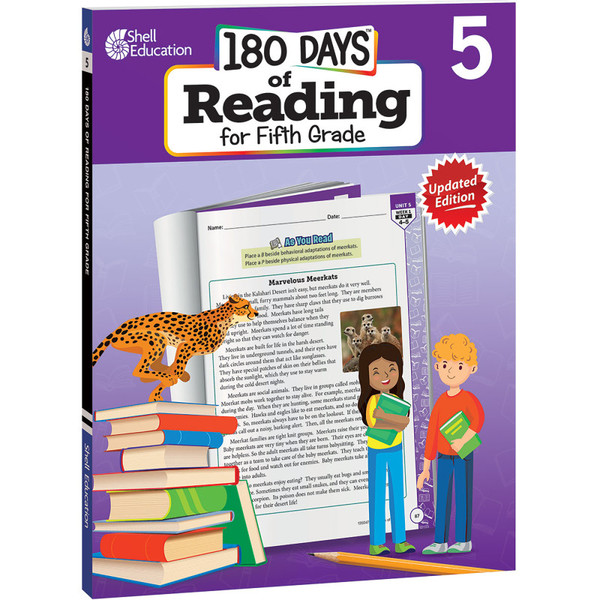 Shell 180 Days Of Reading 2Nd Edition, Grade 5 SEP135047