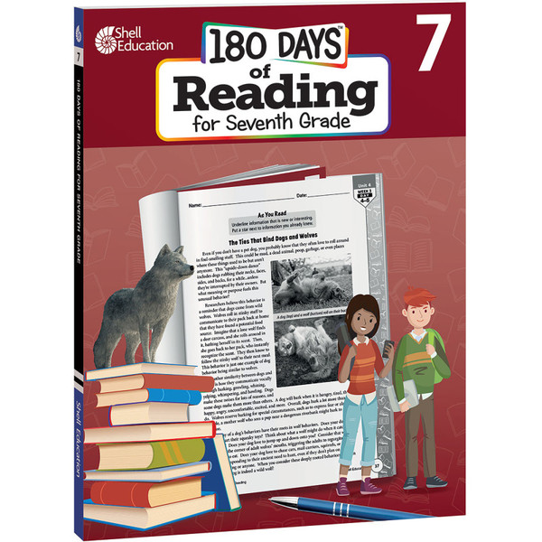 Shell 180 Days Of Reading 2Nd Edition, Grade 7 SEP135158