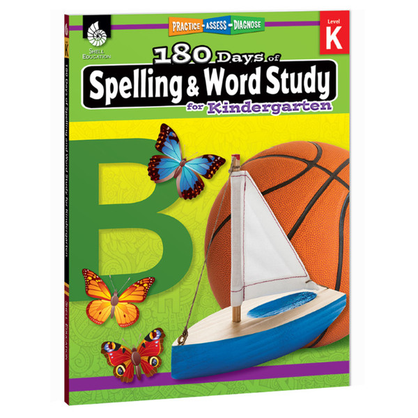Shell 180 Days Of Spelling And Word Study For Kindergarten SEP28628