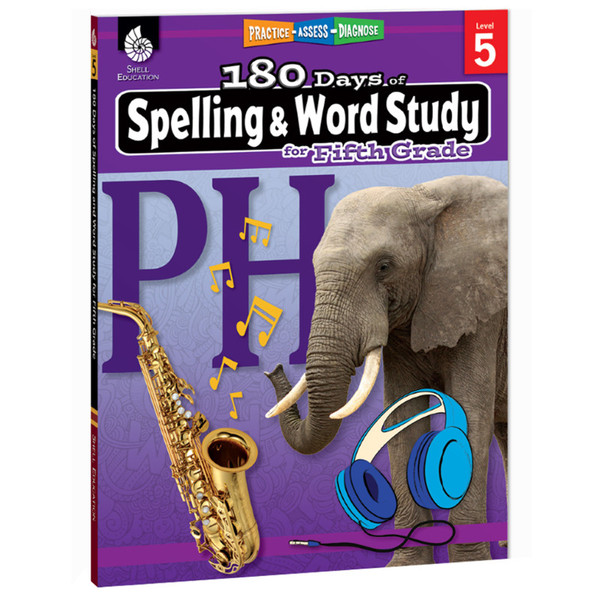 Shell 180 Days Of Spelling And Word Study For Fifth Grade SEP28633